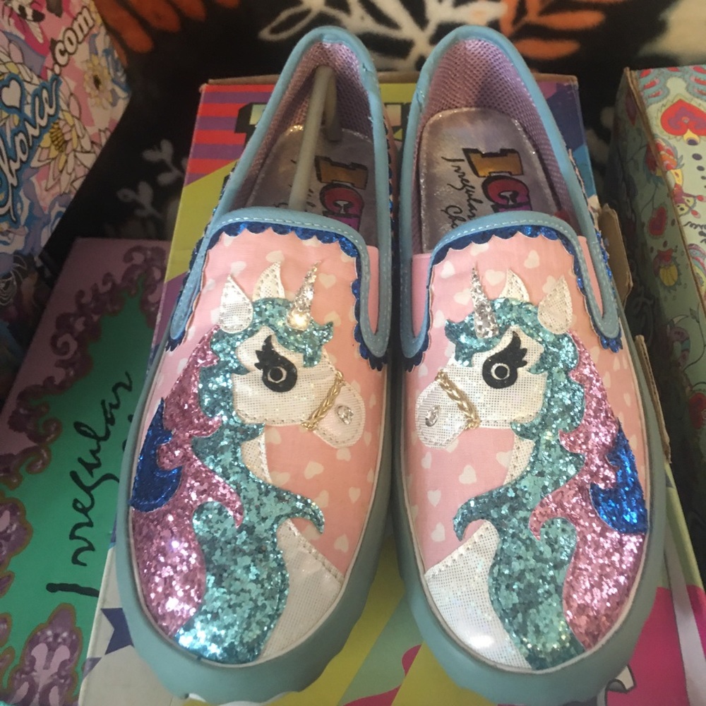 Irregular choice “Misty Reins” Iced RARE sz 6.5